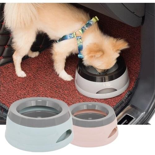 New Splash-proof Pet Bowl Dog Water Bottle For Vehicle Use Portable Drinking Bowls Feeding Water Dispenser Pet Dog Accessories