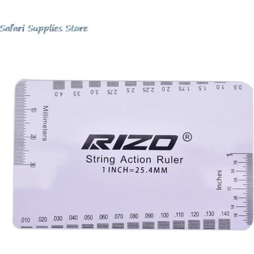 New Guitar Accessories String Specification Pillow Scale Measuring Ruler For Guitar Bass Electric Stainless Steel 95*63mm