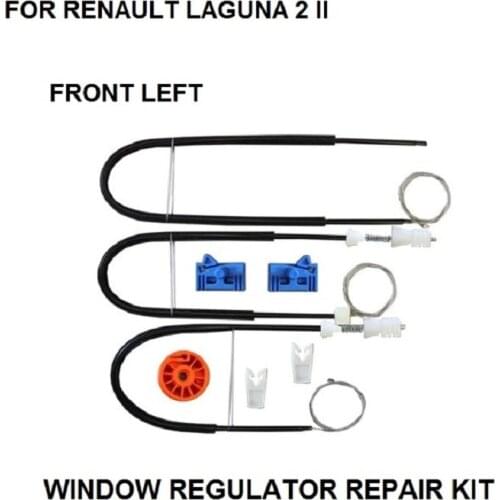 NEW!CAR WINDOW REGULATOR REPAIR KIT FOR RENAULT LAGUNA 2 II (2001 - 2009) FRONT LEFT