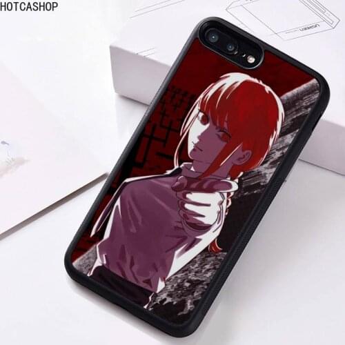 Chainsaw Man Makima Power Phone Case Rubber For iphone 12 11 Pro Max Mini XS Max 8 7 6 6S Plus X 5S SE 2020 XR cover