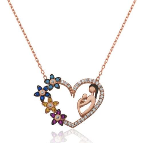 Hearted Mom & Kid ,Necklace ,Silver, Stylish and High Quality, Fast Shipping, of Hundreds of Kinds Silver Necklaces