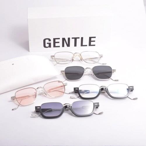 2021New fashion style glasses frame Stainless Steel women men sun glasses GENTLE CATTA Women Sunglasses women men