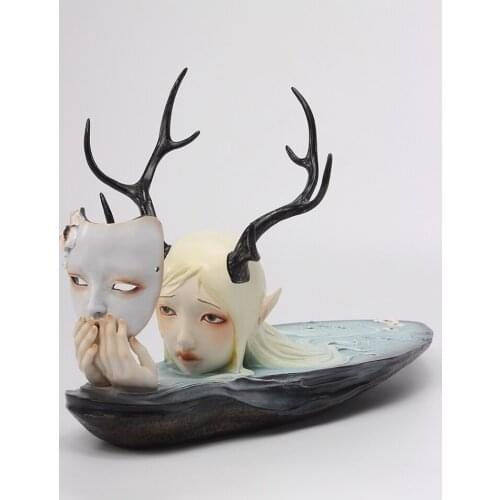 MODERN AND SIMPLE DECORATIONS, CREATIVE SCULPTURES, THREE-DIMENSIONAL DECORATIONS IN THE LIVING ROOM, WINE CABINET DISPLAY GIFTS