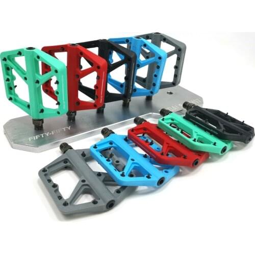 Bicycle Pedal Nylon Ultralight Wide Bearing Pedal Flat Platform Pedals AM DH XC MTB Road Bike Pedal Bike Parts