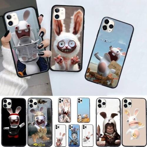 Crazy Bunn y Rabbids Invasion high quality Phone Case funda for iPhone 11 12 pro XS MAX 8 7 6 6S Plus X 5S SE 2020 XR