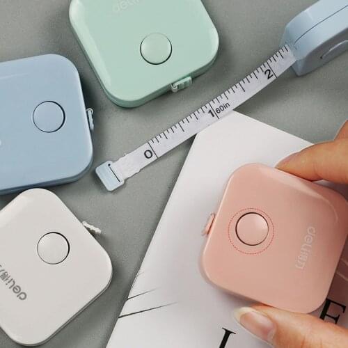 1PC Drawing Toy Tape Ruler portable Colorful Keychain 1.5m Retractable Ruler Tape Measure Mini Ruler Measuring Tools K0123