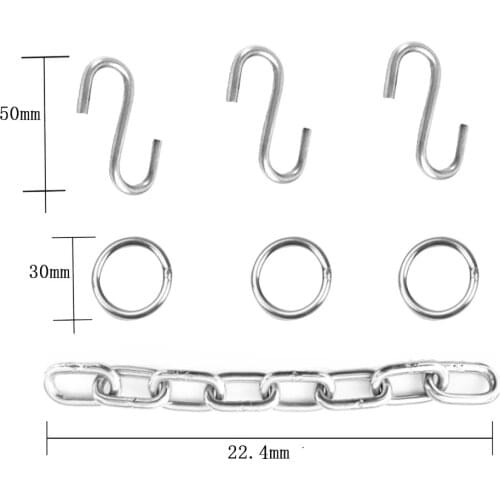 7pcs S hook and O rings for hooks Repairing Hail Door Dings Dents Auto car body Dent Car Crowbar Dent Removal Hand Tools