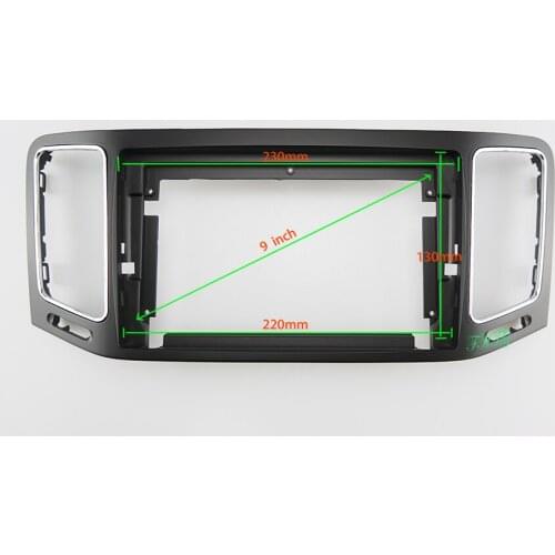 9 INCH Car Audio Frame GPS Navigation Fascia Panel Car dvd Plastic Frame Fascia is suitable for 2011-2018 VOLKSWAGEN SHARAN