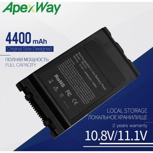 Apexway Laptop Battery for Toshiba Portege M200 M205 M400 M405 M700 M750 M780 for Tecra M4 M7 PA3128U-1BRS PA3191U-1BAS 4400 mAh