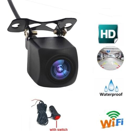 WIFI Reversing Camera Dash Cam Star Night Vision Car Rear View Camera With ON-OFF Switch Button For IOS and Android Phone
