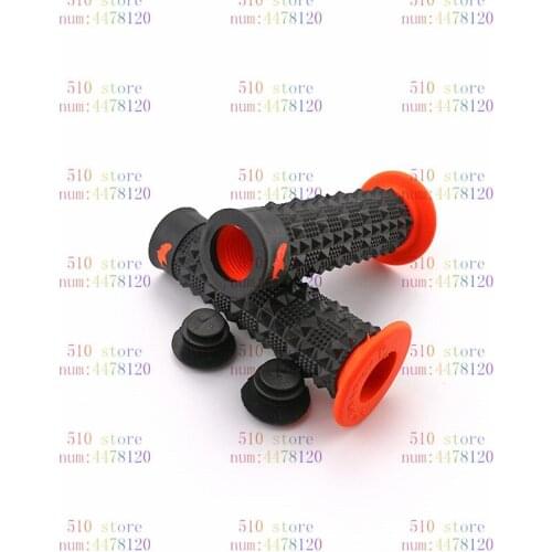 Free shipping orange Universal Rubber Practical Motorcycle Hand Pro Grips Motorbike Handle Hand Bar Motocross Handlebar grips