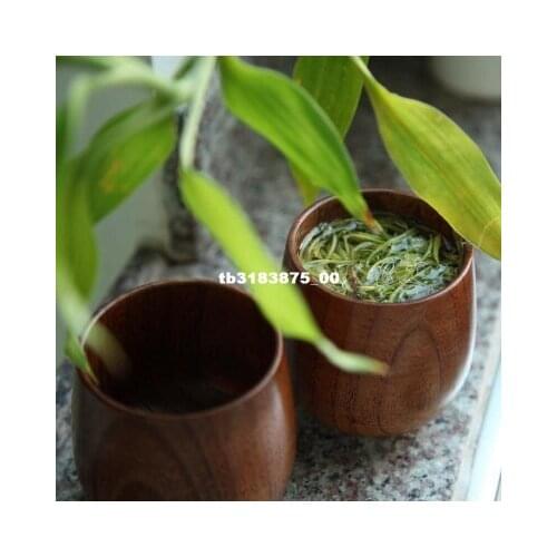 Green Tea Cup Classic Japan Style Natural Jujube Wood Cup Primitive Handmade Natural Spruce Wood Breakfast Beer Milk Drinkware