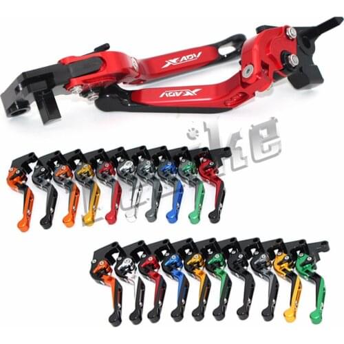 CNC Brake Clutch Levers Motorcycle For Honda X-ADV XADV 750 2017 2018 Foldable Extendable Logo (XADV)