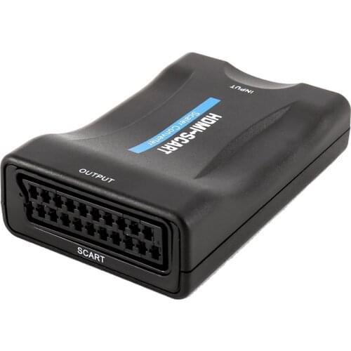 Hot Selling New Arrival 1080P HDMI to Scart Converter Audio Video Adapter
