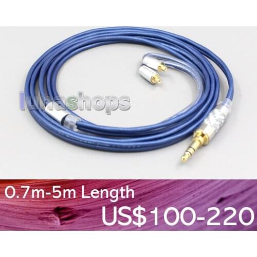 LN007020 High Definition 99% Pure Silver Earphone Cable For Acoustune HS 1695Ti 1655CU 1695Ti 1670SS