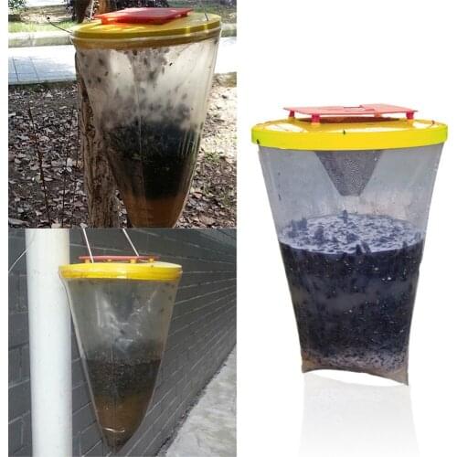 Fruit Fly Trap Killer Plastic Trap Catcher Insect Control Farm Orchard Fruit Fly Trap Bug Wasp Flies Pest Control Insect Trapper