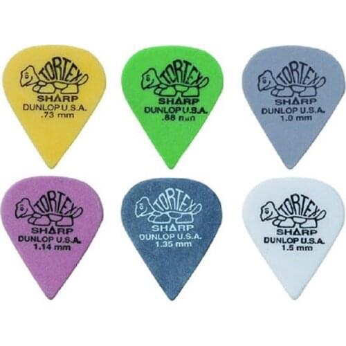 Dunlop Tortex Sharp Guitar Pick Plectrum Mediator, 1/piece