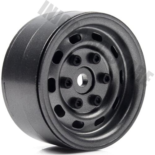 Metal 4PCS 1.9 Inch Beadlock Wheel Rim for 1/10 RC Rock Crawler Traxxas TRX-4 Axial SCX10 90046 AXI03007 Tamiya CC01 D90 D110
