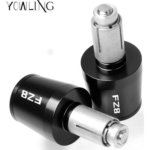 CNC Motorcycle Accessories 7/8'' 22MM Handlebar Grips Handle Bar Cap End Plugs For YAMAHA FZ8 2011 2012 2013 2014 2015 2016