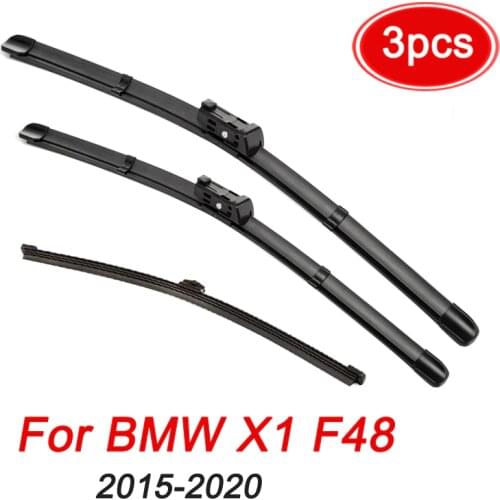 MIDOON Wiper LHD RHD Front Rear Wiper Blades Set For BMW X1 F48 2015 - 2020 2019 2018 2017 2016 Windshield Windscreen 26"16"14"
