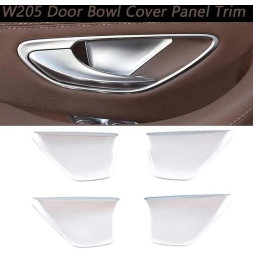Car Inner Door Bowl Cover Panel for Mercedes Benz C Class W205 15-20 E GLC W213 X243 16-20