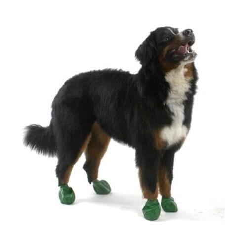 Pawz X Large Large Breed Dog Footwear Cover 12 Pcs Green 429216789