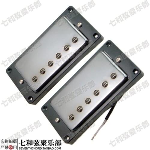 Lp electric guitar pickup EPI electric guitar double coil pickup double pickup silver black frame