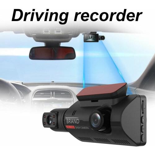Detachable A68 Supports Multi-Language Car Driving Recorder Motion Detection Driving Record IPS HD Camera Car Styling