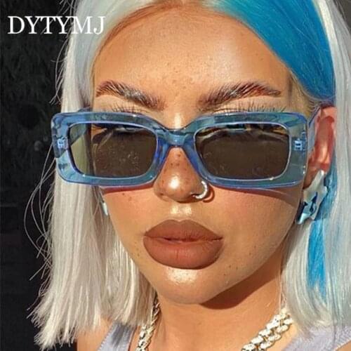 DYTYMJ Rectangle Sunglasses Women Retro Square Sunglasses Women/Men Luxury Brand Designer Eyeglasses Women Lentes De Sol Mujer