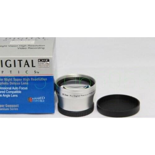 30.5mm 2.0x TELE Telephoto LENS for Camcorder 30.5 mm 2x Silver