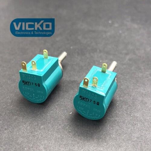 [VK] original COPAL M1303 M-1303 1K 2K 5K 10K 20K High performance accuracy 3 laps potentiometer SWITCH