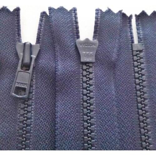 20 pcs/lot resin YKK zipper DARK BLUE CLOSE END for sewing POCKET COLLAR FRONT CLOTHES accessories tools