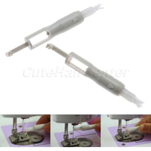 Hot Selling 1pc Needle Threader Insertion Sewing Machine Tool Applicator Overlockers Serger 7.3cm costura