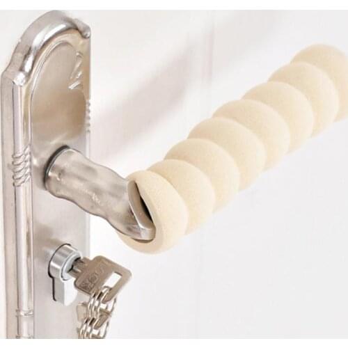 1pc Room Door Knob Covers Pad Cases Spiral Anti-Collision Security Door Handle Protect Cover Baby Children Kids Safety Supplies