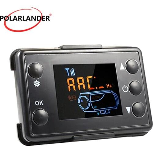 12V/24V LCD Monitor Black Monitor Switch+Remote Control Universal Air Heater Parking Heater Accessory For Car Track Diesels