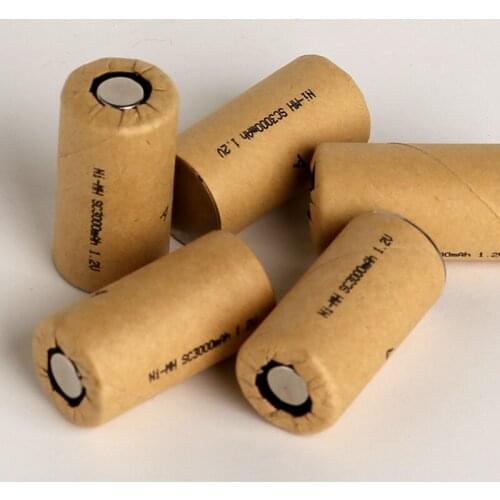 3000mAh 20Pcs high power battery cell,power tool battery,Power Cell,Ni Mh dicharge rate 10C,rechargeable battery,battery cell