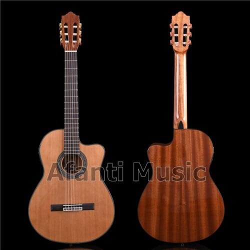 Afanti Music 39 Inch Spruce & Sapele Classical Guitar with EQ (ACL-2045)