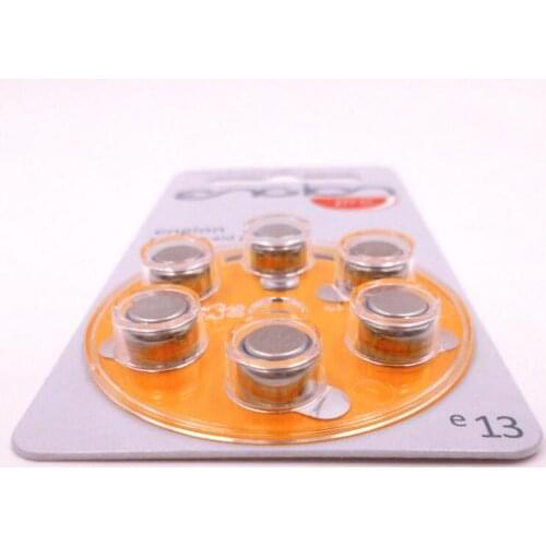 60pcs/lot Hearing Aid Batteries A13 13A e13 ZA13 13 PR48 /fast shipping ,New production date and original battery
