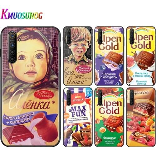 Alenka bar chocolate For OPPO Reno 4 3 ACE A9 A5 F15 Realme C2 K5 K3 R17 R15 Pro 4G 5G 2020 Soft Phone Case
