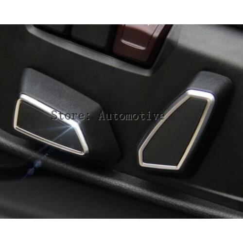 Car Styling Seat Adjustment Button Cover Trim For BMW 1 Series 3 Series f30 4 Series 5 Series X3 f25 X5 f15 X6 f16 Accessories