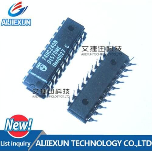 50Pcs 74HC240N DIP-20 (SOT-146) Buffers & Line Drivers New and original