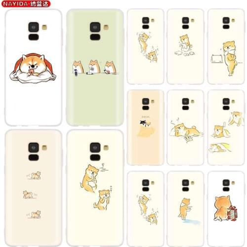 Soft Case For Samsung Galaxy A10 A20 A30 A40 A50 A70 S A21 A31 A41 A51 A71 S a10s Cover Star Cartoon cute Shiba Inu