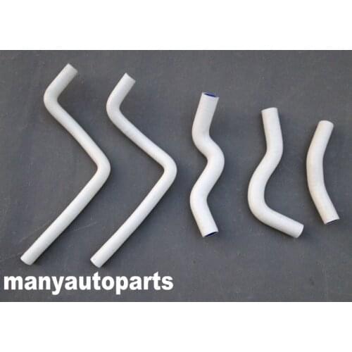 For Honda CR125 CR 125 CR125R 2000 2001 2002 00 01 Silicone Radiator Hose white