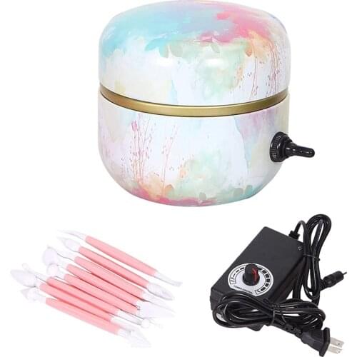 Pottery Wheel Machine,2000RPM Mini Electric Pottery Wheel DIY Clay Tools for Adult Children Pottery Art US Plug