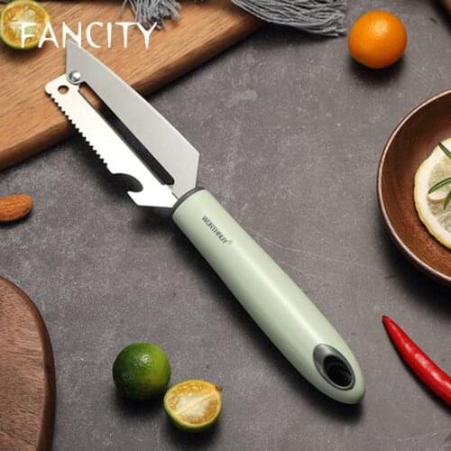 FANCITY Stainless steel peeling knives are better than ceramic knives, apple fruit knives, household vegetable cutting peelers