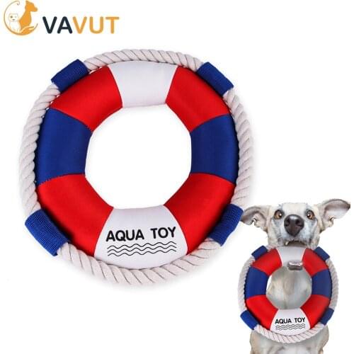 Squeak Dog Toys for Large Small Dogs Interactive Toy for French Bulldog Labrador Dog Accessories Swim Ring Cleaning Teeth Toys