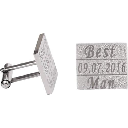 Custom French shirt cuff links for men and women, DIY lattice alphanumeric shirt cuff links, fashionable, beautifully designed