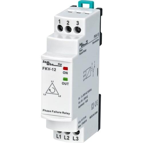 Samwha-Dsp FKV-12 Three-Phase Phase Failure, Phase Asymmetry Relay, (Asym. 40%), (Non-Neutual)