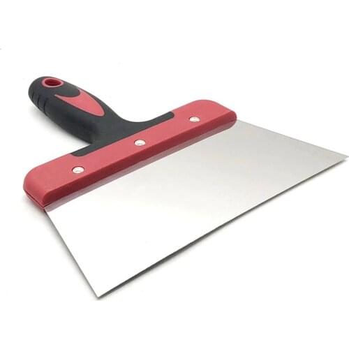 Chocolate Spatula Stainless Steel Plastic Handle Coating Spatula Baking Spatula Pastry Chopper Baking Pasta Pastry Dough Scraper