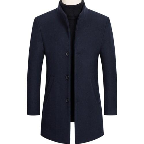 Shujinsy Men's Double Breasted Coats